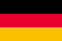 テトロン製・ドイツ　国旗[M判・34×50cm]あす楽対応・安心の日本製