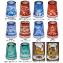 ドイツ製 ガラスシンブル ウルマン社 ULLMANN GLASS ハンドペイント クリスタルグラス 指ぬき ソーイング 裁縫 欧州雑貨
