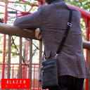BLAZER CLUB スリムミニショルダーバッグ No.16367 /男性用/メンズ/ショルダーバック/革/本革/レザー/日本製/旅行/ミニバッグ/スリム/薄型/小型/コンパクト/鞄/かばん/バッグ/ 【送料無料】 【楽ギフ_包装】