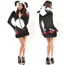 メール便不可 ハロウィン コスプレ【パンダ コスプレ】【パンダ コスチューム】【コスプレ】【パンダ】【パンダガール】【panda】【ハロウィーン】【コスチューム】【仮装】【パーティー アイテム】【アニマル】【セール】【ANIMAL】