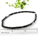 【よりどり10%OFF】ブラックトルマリン ネックレス 金具 ゴールド K18 black tourmaline 電気石 ショール 10月 誕生石 ジュエリー アクセサリー 1点もの 現品撮影 G-NORN-17