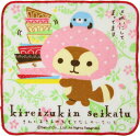 キャラクター きれいずきん生活 ミニタオルハンカチ　「おもてなし」【10枚までメール便OK！】