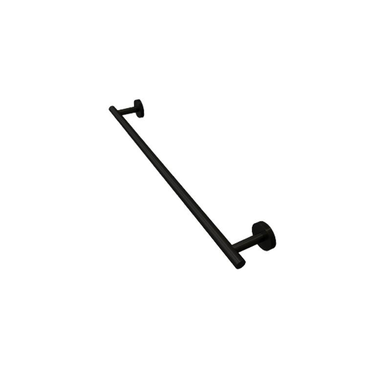 タオル掛け ステンレス製 シングル 浴室用 ラック 304ステンレス 浴室 壁掛け 収納棚 バスルーム トイレ 軽量 ブラック2