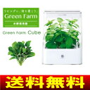 【MVP受賞店】【送料無料】ユーイング(U-ING) 水耕栽培器(水耕栽培キット/水耕栽培セット) LED照明付【RCP】GreenFarm CUBE(グリーンファーム キューブ) UH-CB01G1(W)