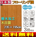 ホットカーペット　フローリング調　3畳用　節電(10時間自動切タイマー)　はっ水(防水)・ダニ退治(清潔)　フローリング調ホットカーペット(電気カーペット)KOEDN　KWC-3001WB[10/24頃入荷予定]日本製（国産）だから安心の温もりをお届けします。[省エネ・節電暖房品]カバー一体型(お手軽 床暖房)