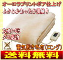 なかぎし　電気敷き毛布　ロングサイズ（電気しき毛布、電気敷、電気毛布、ホットブランケット）ナカギシ　NA-08SL(BE)ちょっと大きめロングサイズ、丸洗いでき、日本製だから安心の温もりをお届けします。