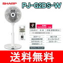 【送料無料】PJ-G2DS(W)シャープ プラズマクラスター扇風機 3Dファン(DC扇風機・DCサーキュレーター・DCモーター) 省エネ・衣類乾燥【RCP】SHARP PJ-G2DS-W