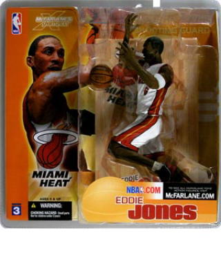 マクファーレントイズ　NBAシリーズ3　エデイー・ジョンズ（EDDIE・JONSE）variant／マイアミ・ヒート（MIAMI・HEAT）