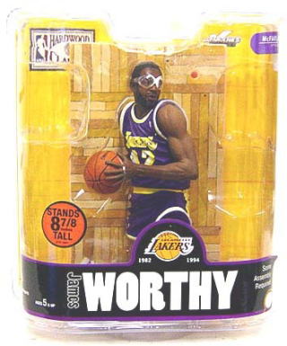 マクファーレントイズ NBAフィギュア レジェンドシリーズ3/ジェームズ・ウォージー(JAMES WORTHY)variant/ロサンゼルス・レイカーズ