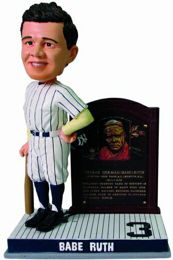 MLB ボブルヘッド ベーブ・ルース/限定品/記念プレート付き 300体限定/ニューヨーク…...:toyblitz:10009333