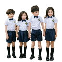 セーラー服 入学式スーツ 子供 半袖 キッズ 卒業式 3点セ...
