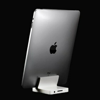 iPad Dock/卓上スタンド/ホワイト/白/iPad2/新しいiPad【レビューを書いて780円】【卓上ホルダ】【充電器】【iPad充電器】【卓上充電器】