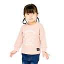 ベビーザらス限定 SNOOPY×WRANGLER ワッフル 長袖Tシャツ (ピンク×95cm)