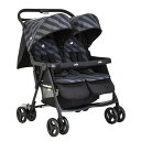 JOIE ベビーカー aire twin リコリス(ブラック)【2人乗りベビーカー】【送料無料】