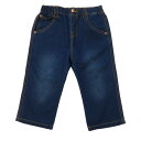 ベビーザらス限定 Wrangler ラングラー 7分丈 ストレッチデニムパンツ(ネイビー×100cm)