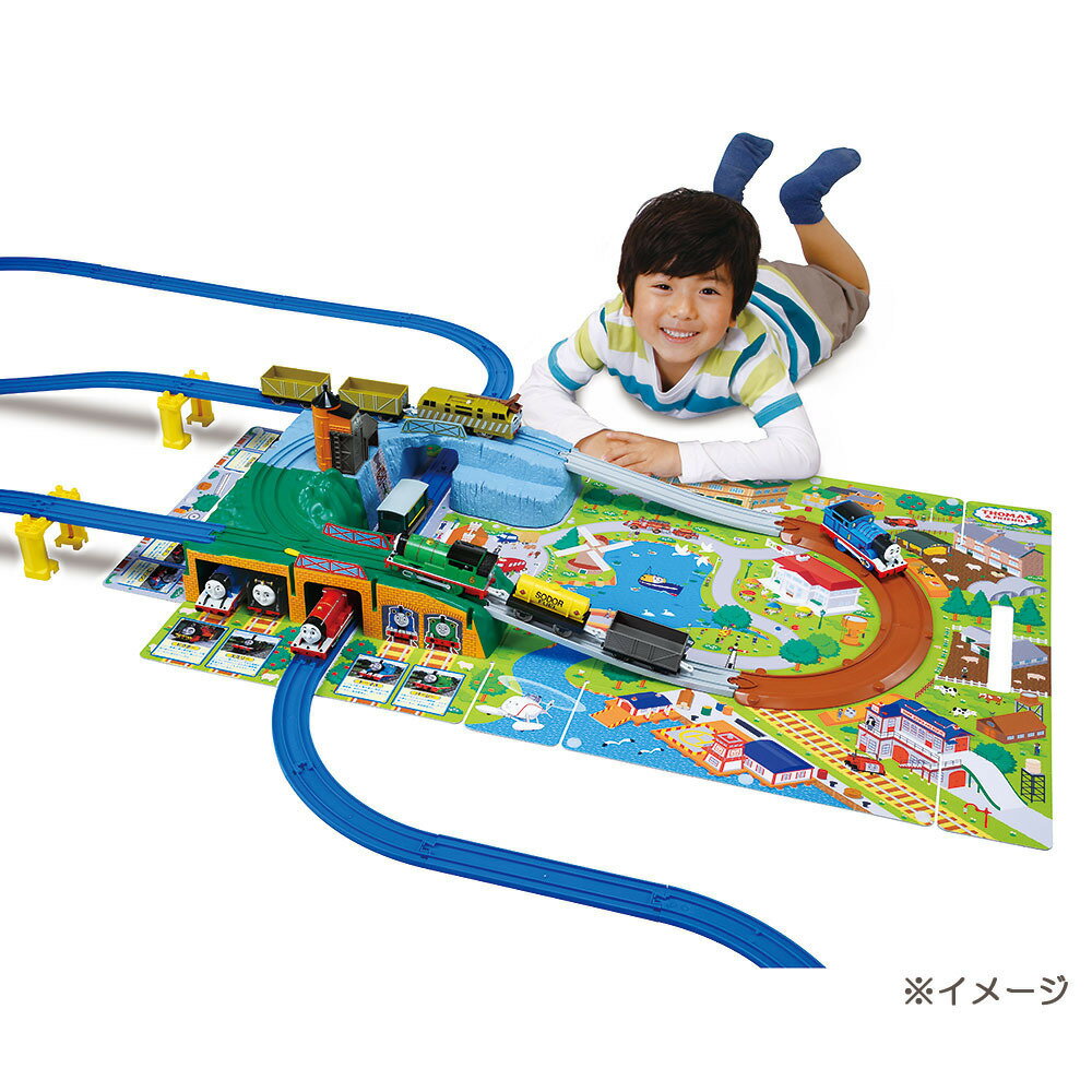 プラレールトーマス　きかんしゃトーマス　おでかけ立体マップ【送料無料】...:toysrus:10489953