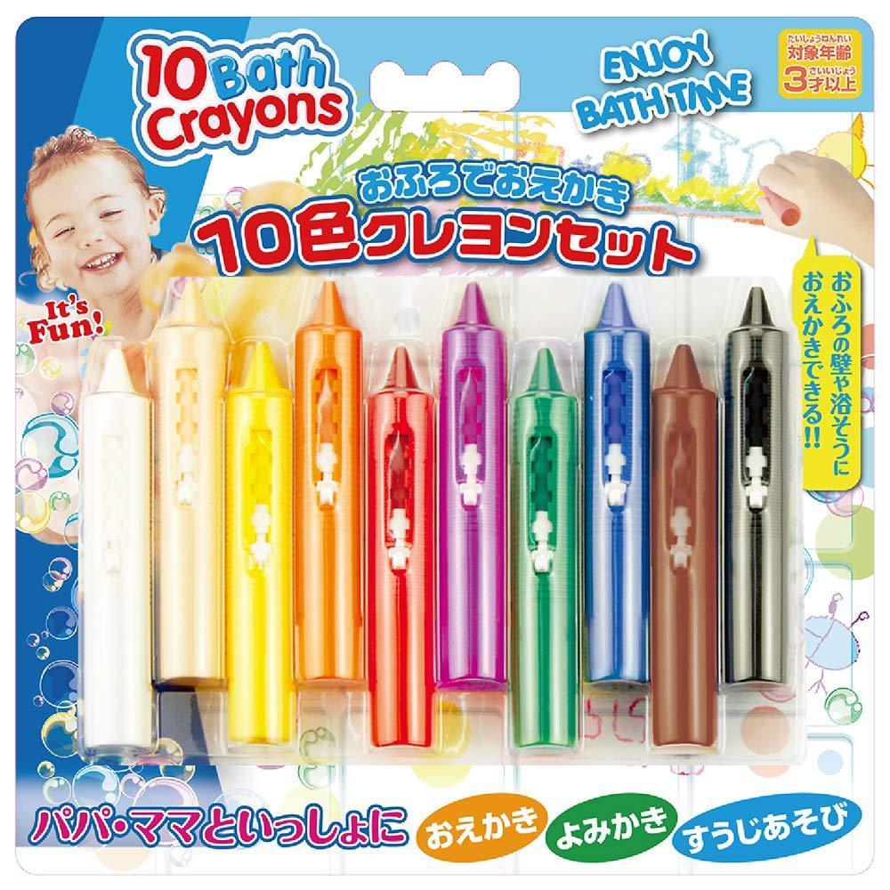 おふろでおえかき10色クレヨンセット...:toysrus:10495290