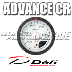■Defi-Link　Meter　ADVANCE　CR　Φ60シリーズ　油圧計　白 【DF08901】【FS_708-9】