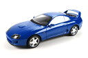 【予約】Toyota Supraトヨタ スープラ 1994 blue /Lucky Step 1/18 ミニカー