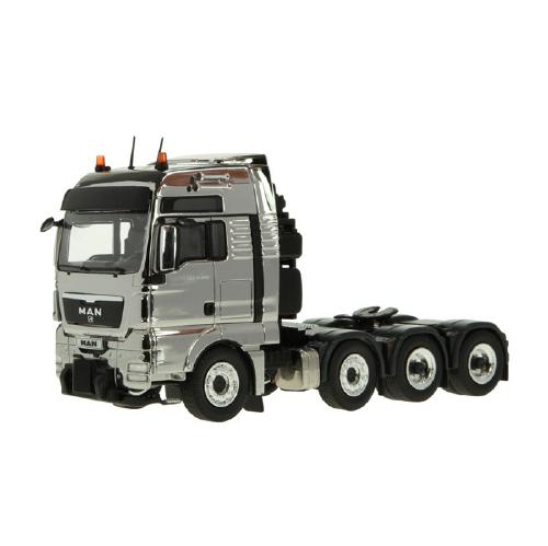 MANマン TGX 8X4　重量運搬トラック chrome 756-01 /NZG 1/50 建設機械模型NZG ミニチュア模型