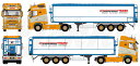 【予約】2017年6-8月以降発売予定Traveo Volvo FH04 Globetrotter with potato-セミトレーラー Teknoテクノ 建設機械模型 工事車両 1/50 ミニチュア