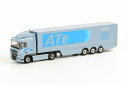 DAF DAF XF 105 Space Cab Box トレーラー3軸 /WSI 建設機械模型 1/50