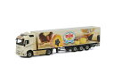 Van Dijk Banket Volvoボルボ FH4 Globetrotter Box トレーラー 3軸トラック /WSI 建設機械模型 工事車両 1/50 ミニチュア