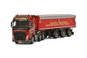 Wigchers Volvoボルボ FH4 Globetrotter Tipper Trailerトレーラー 3軸トラック /WSI 建設機械模型 工事車両 1/50 ミニチュア