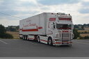 【予約】2017年4-6月以降発売予定Hervouin SCANIAスカニア R Topline リーファートレーラー Carrier 3軸トラック /WSI 建設機械模型 工事車両 1/50 ミニチュア