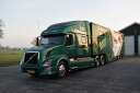【予約】10-12月以降発売予定Kawe Runaway Deere Volvoボルボ VN 780 Box Trailer 3軸トラック 建設機械模型 工事車両 WSI 1/50 ミニチュア
