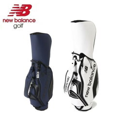 24春夏 New <strong>balance</strong> Golf ニューバランス ゴルフ ユニセックス(メンズ レディース) マットPU×エンボスPU×エナメル <strong>キャディバッグ</strong> 4980003 46インチ 9.5インチ 仕切り数7 フード付 ショルダー