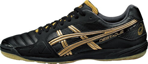 【asics】アシックス TST205-9094【ブラック×ゴールド】DESTAQUER3 J（デスタッキ 3 J） [ワイズ：Regular] フットサルシューズ/サッカーシューズ【ポイント3倍 9/3朝10時まで】