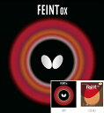 ★即納/あす楽★■卓球ラバー DM便送料無料■【Butterfly】バタフライ フェイントOX 00060 性能のバランスが良いツブ高一枚ラバー【卓球用品】粒高ラバー/卓球/ラバ-【RCP】