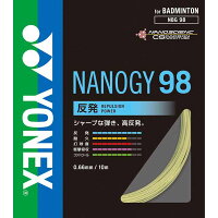 【YONEX】ヨネックス NBG98-528 ナノジー98 [コスミックゴールド][バドミントン/ガット]年度:14【RCP】の画像