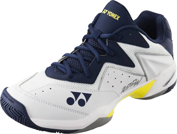 【YONEX】ヨネックス SHT207DW-100 パワークッション207Dワイド オールコート用 [ホワイト/ネイビー] [テニス/シューズ] 【RCP】の画像