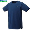 【YONEX】ヨネックス 16555A-170 75TH Tシャツ[ミッドナイト][半袖Tシャツ/シャツ/半袖/半そで/テニス/バドミントン/スポーツ/メンズ/レディース/練習着/部活/クラブ/チームウエア]【RCP】