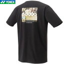 【YONEX】ヨネックス 16557A-007 75TH Tシャツ[ブラック][半袖Tシャツ/シャツ/半袖/半そで/テニス/バドミントン/スポーツ/メンズ/レディース/練習着/部活/クラブ/チームウエア]【RCP】
