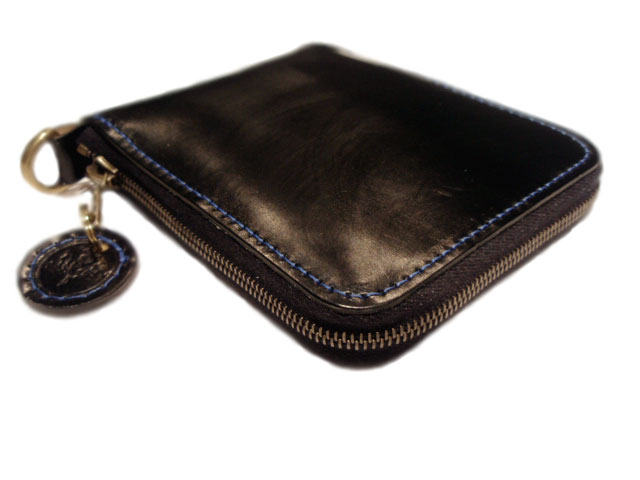 GLENROYAL（グレンロイヤル）/zip around hip wallet（財布）/bridle leather/black