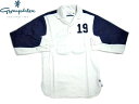 GYMPHLEX(ジムフレックス)/L/S GAME HOCKEY SHIRT/white x navy