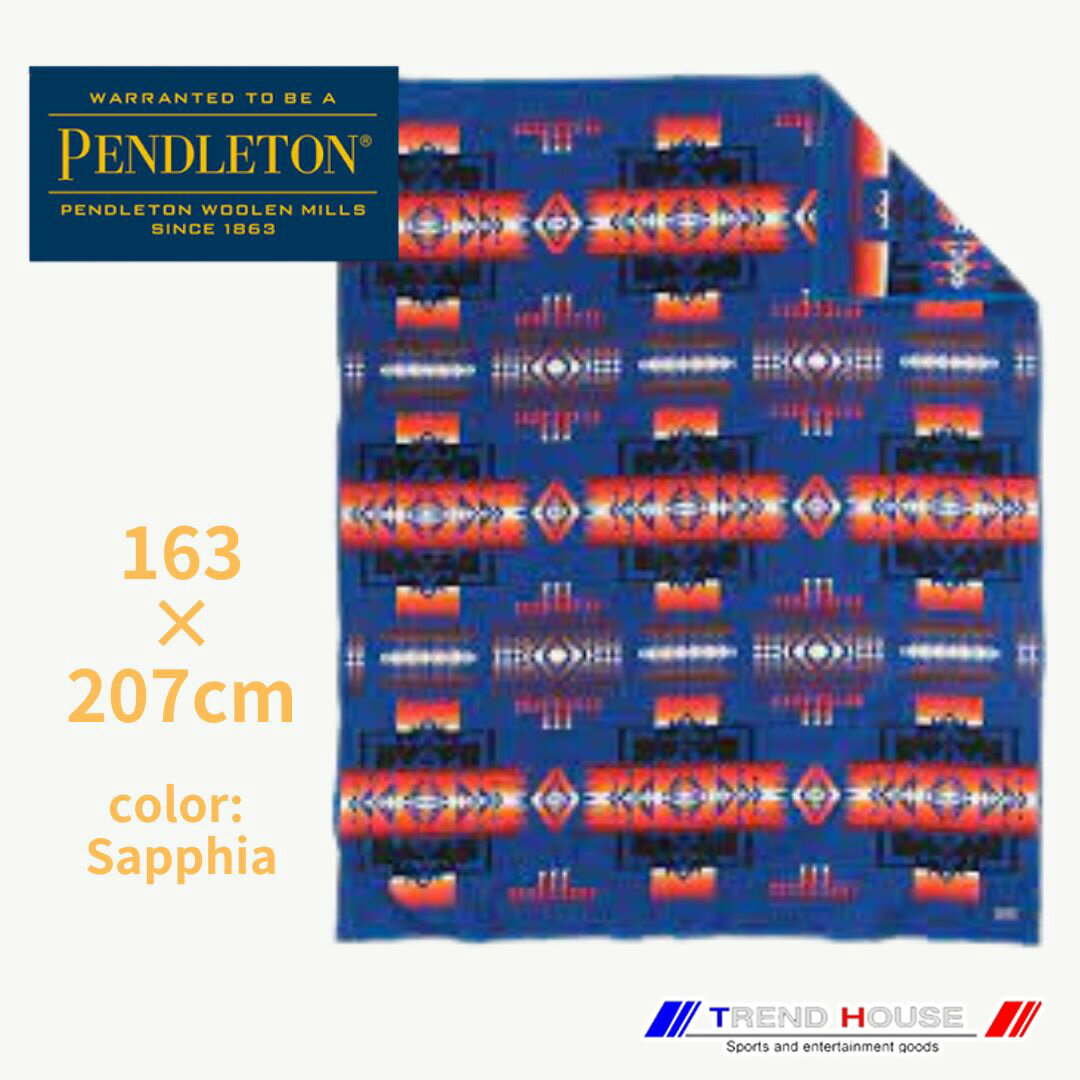 ペンドルトン ブランケット［PENDLETON］/チーフジョセブランケットROBE_ZD411-51110_SAPPHIRE