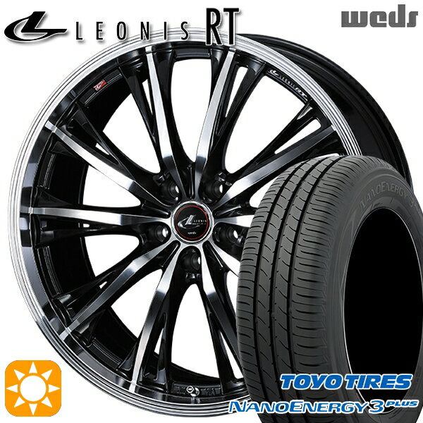 【取付対象】215/40R18 85W トーヨー ナノエナジー3プラス Weds レオニス RT PBMC 18インチ 7.0J 5H100 サマータイヤホイールセット