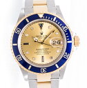 ロレックス ROLEX サブマリーナデイト 16613SG SS×YG ステンレス×イエローゴールド コンビ AT 自動巻き 1994年式 送料無料 【トレジャースポット】【中古】