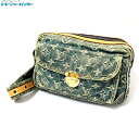 ルイヴィトン モノグラム デニム バムバッグ M95347 ウエストポーチ レディース 鞄 カバン LV LOUISVUITTON 【中古】 【081717A】