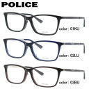 ポリス メガネフレーム おしゃれ老眼鏡 PC眼鏡 スマホめがね 伊達メガネ リーディンググラス 眼精疲労 アジアンフィット POLICE VPLA13J 全3カラー 54サイズ 国内正規品 スクエア ユニセックス メンズ レディース