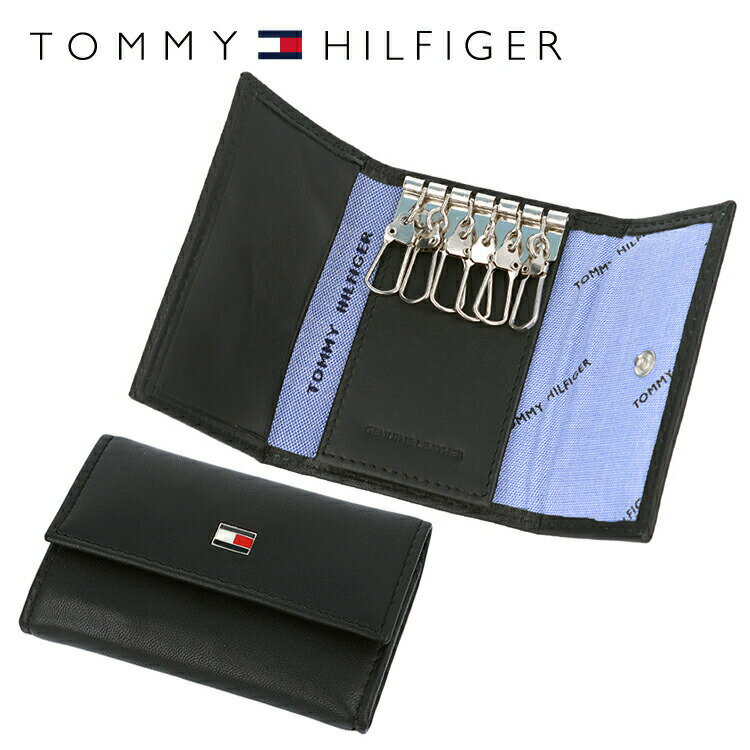 トミーヒルフィガー キーケース TOMMY HILFIGER 0094-4510/01 ブラック （...:treasureland:10013322