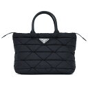 PRADA プラダ 1BG435 ナイロン トートバッグ ミディアム ブランド ハンドバッグ ブラック BLACK 黒 2way ショルダーバッグ 1BG435_OOO_RDJN_F0002