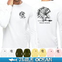 メール便 送料無料 7MILE OCEAN メンズ 長袖 tシャツ ロングTシャツ ロンTee インパクト おもしろ 人気 ブランド プリント ロゴ アメカジ ストリート S M L XL XXL 大きい ビッグサイズ対応 秋冬物