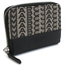 マークジェイコブス MARC JACOBS THE ZIP AROUND WALLET 小銭入れ ブランド ミニ財布 S183M12FA22 261 BEIGE MULTI ベージュ系 ブラック mini-01 wallet-01
