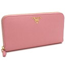 プラダ (PRADA) ラウンドファスナー 長財布