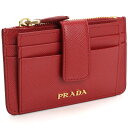 プラダ PRADA 小銭入れ ブランド コインケース マルチケース 1MC038 QWA F068Z FUOCO レッド系 gsw-3